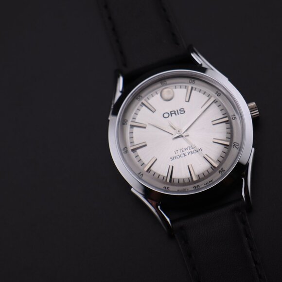 Oris Vintage Swiss 17 Jewels Hand-Wound Mechanical Men's Watch - FREE SHIPPING - Picture 4 of 12